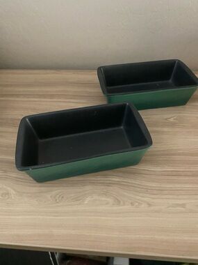 Green Nonstick Loaf Pans – Set of 2